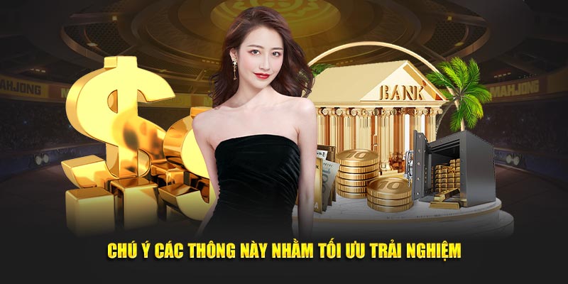 Chú ý các thông này nhằm tối ưu trải nghiệm